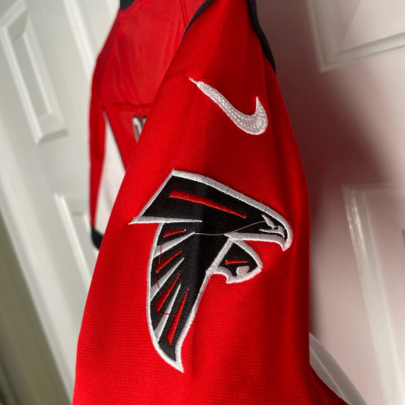 Nike NFL Atlanta Falcons Matt Ryan Super Bowl LI Jersey Women's Small Red - Picture 7 of 8